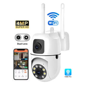 V380 Pro Mini Dual Lens Dual ScreenWIFI HD IP Camera