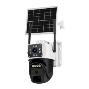 Dual Lens Outdoor Solar-Powered CCTV Surveillance Camera 360°