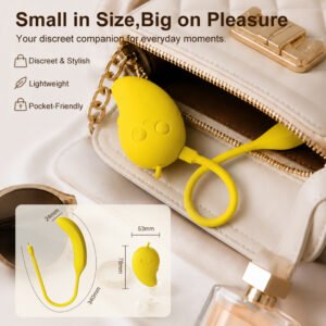 Cute Mango-Shaped Triple Function Sucking Vibrator - Image 13