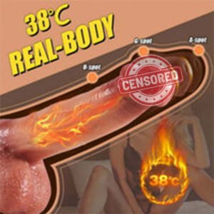 Z18+ 9 Vibrating 3 Thrusting & Swing Intelligent Heating Realistic Dildo Vibrator 6.3 Inch