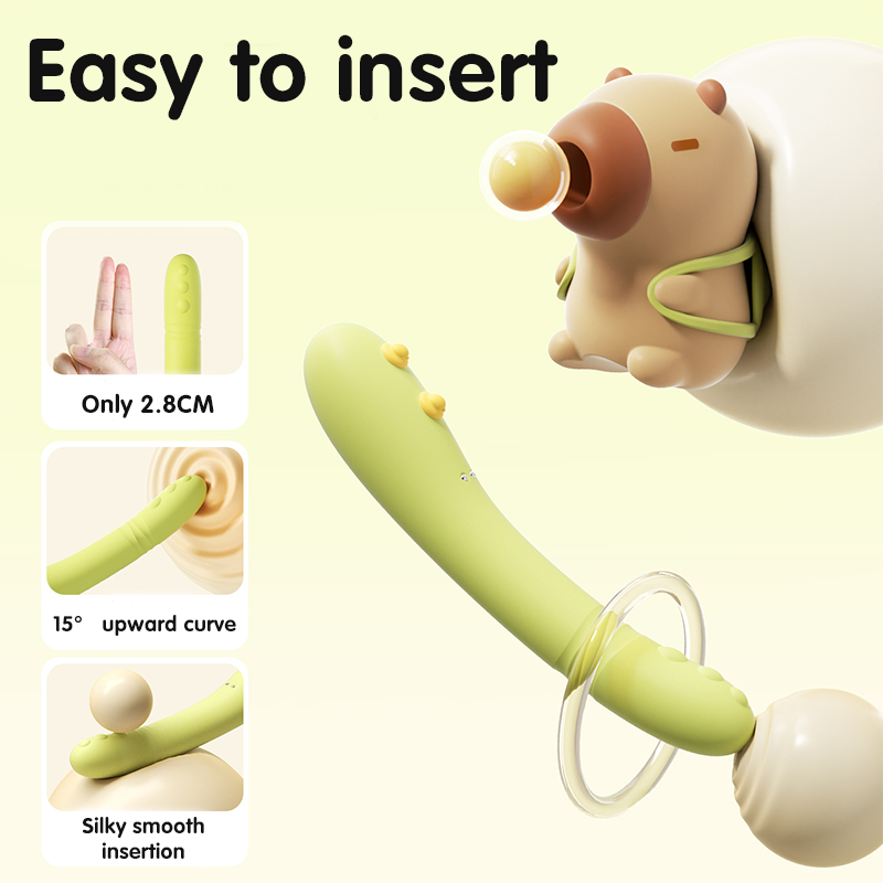Spring Pipi Separable Vibrating Rod Insertable Telescopic Suction Vibrator - Image 3