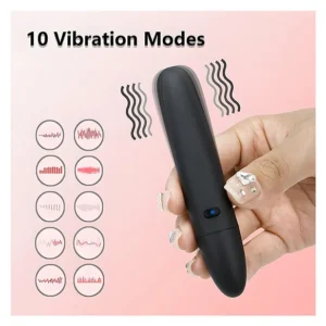 Soft Silicon Makeup Brush Female Vibrators with 10 Modes - Image 4
