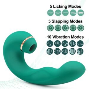 Alternative view of Tapping Sucking G-spot Vibrator