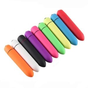 Fun Vibrator Mini Bullet Jump Egg Ten Frequency Vibration Tip Frosted Bullet - Image 3