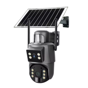 4G WIFI Dual Lens Solar Camera Motion Sensor Night Vision IP66 6MP