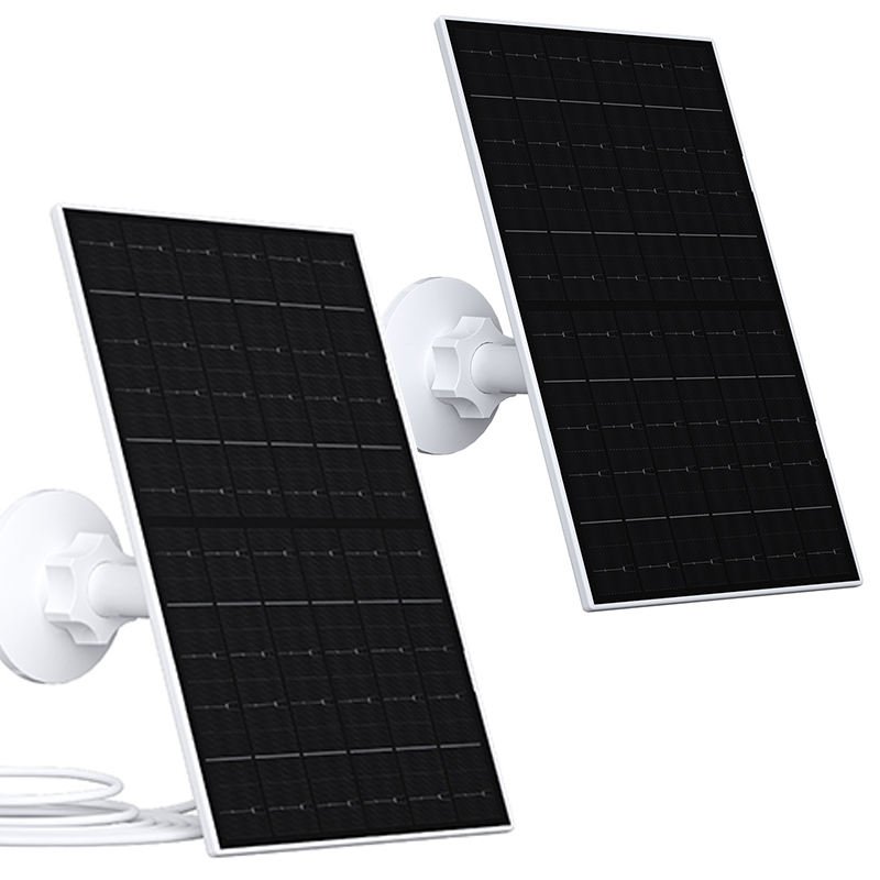 15W High Efficiency Monocrystalline Silicon Black 1Pc Solar Panels Security Camera Outdoor 5V