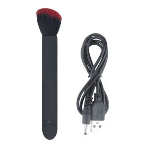 Alternative view of Soft Silicon Makeup Brush Female Vibrators with 10 Modes