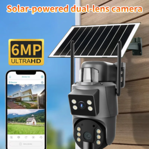 Alternative view of 4G WIFI Dual Lens Solar Camera Motion Sensor Night Vision IP66 6MP