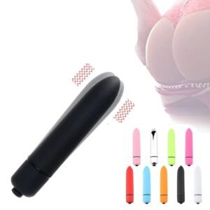 Fun Vibrator Mini Bullet Jump Egg Ten Frequency Vibration Tip Frosted Bullet - Image 5