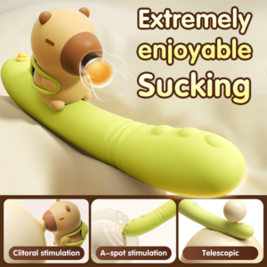 Alternative view of Spring Pipi Separable Vibrating Rod Insertable Telescopic Suction Vibrator
