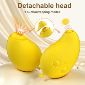 Cute Mango-Shaped Triple Function Sucking Vibrator - Image 4