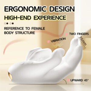Alternative view of Realistic Finger Flapping Clitoris G Spot Vibrator